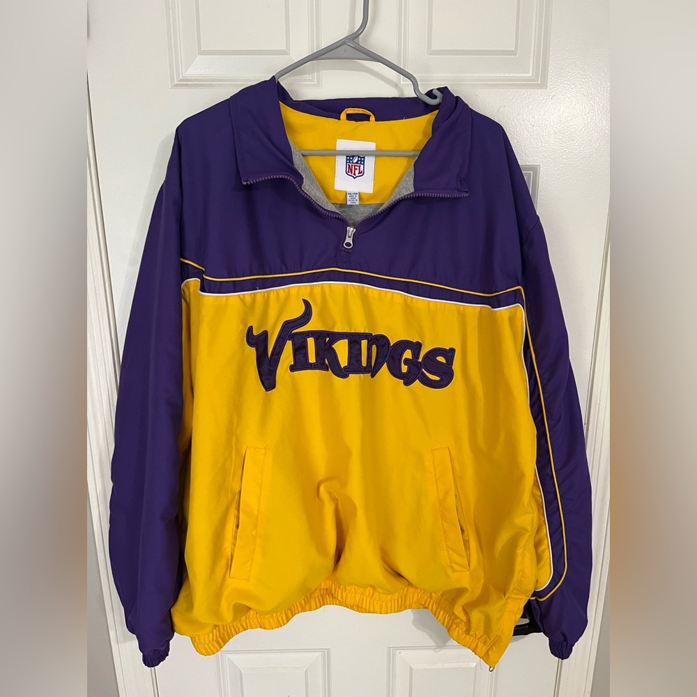 Men’s MN Vikings Quarter Zip Pullover